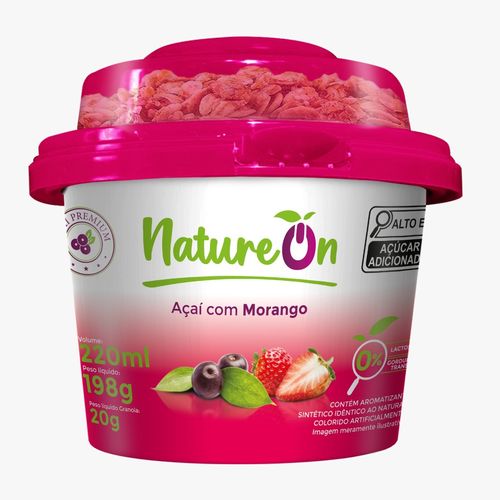 Açaí com morango NatureOn.