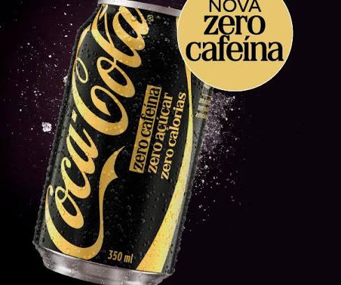 coca cola lata zero cafeína